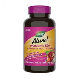 Вітамінно-мінеральний комплекс   Natures Way Alive! Womens 50+ Complete Multivitamin (110 tab) (24710-01)