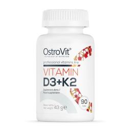 Вітамінно-мінеральний комплекс OstroVit Vitamin D3 + K2 (90 tabs) (18754-01)