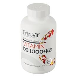 Вітамінно-мінеральний комплекс OstroVit Vitamin D3 1000 + K2 (90 tabs) (22711-01)