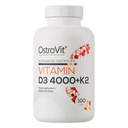Вітамінно-мінеральний комплекс OstroVit Vitamin D3 4000 + K2 (100 tabs) (19569-01)