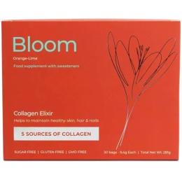 Вітаміни та мінерали Progress Nutrition Bloom Collagen Elixir (30*9,1 g bags, orange-lime) (24394-02)