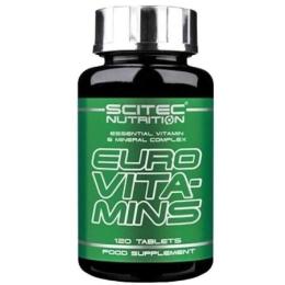 Вітаміни та мінерали Scitec Nutrition Euro Vita-Mins (120 tabs) (02096-01)