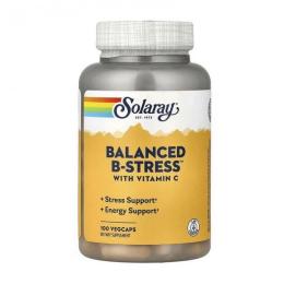 Вітамінно-мінеральний комплекс Solaray Balanced B-Stress (100 veg caps) (24580-01)