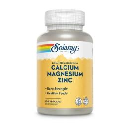 Вітамінно-мінеральний комплекс Solaray Calcium Magnesium Zinc (100 veg caps) (19888-01)