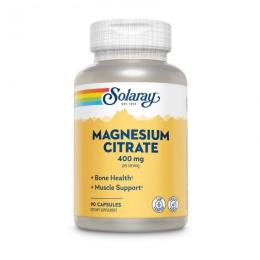 Вітамінно-мінеральний комплекс Solaray Magnesium Citrate 400 mg (90 veg caps) (19362-01)