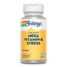 Вітамінно-мінеральний комплекс Solaray Mega Vitamin-B Stress (60 veg caps) (22826-01)