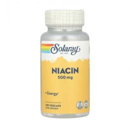 Вітамінно-мінеральний комплекс Solaray Niacin 500 mg (100 veg caps) (24579-01)