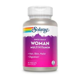 Вітамінно-мінеральний комплекс Solaray Once Daily Woman Multivitamin (90 veg caps) (23199-01)