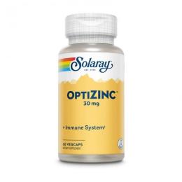 Вітамінно-мінеральний комплекс Solaray OptiZinc 30 mg (60 veg caps) (19367-01)