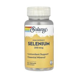 Вітамінно-мінеральний комплекс Solaray Selenium 200 mcg High Potency (100 veg caps) (24096-01)
