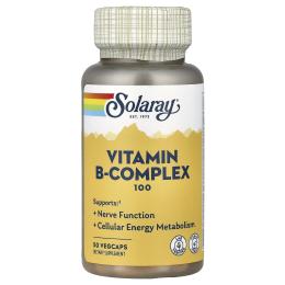 Вітамінно-мінеральний комплекс Solaray Vitamin B-Complex 100 (50 veg caps) (23513-01)