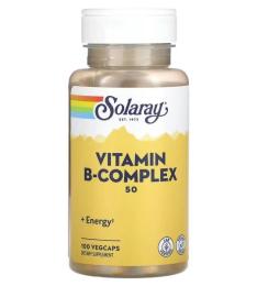 Вітамінно-мінеральний комплекс Solaray Vitamin B-Complex 50 (100 veg caps) (24577-01)