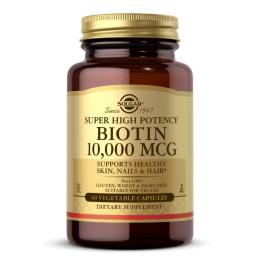 Вітаміни та мінерали Solgar Biotin 10,000 mcg (60 veg caps)(18403-01)