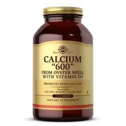 Вітаміни та мінерали Solgar Calcium 600 with vit D3 (240 tabs)(18409-01)