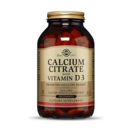 Вітаміни та мінерали Solgar Calcium Citrate with vit D3 (240 tab)(11735-01)
