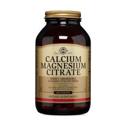 Вітаміни та мінерали Solgar Calcium Magnesium Citrate (100 tabs)(11194-01)