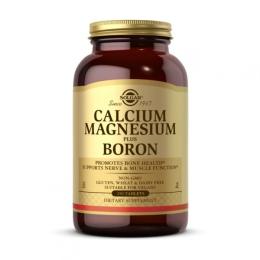Вітаміни та мінерали Solgar Calcium Magnesium Plus Boron (250 tabs)(18826-01)