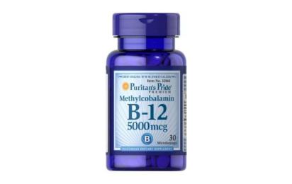 Вітаміни та мінерали Puritans Pride B-12 5000 mcg Methylcobalamin (30 microlozengels) (19223-01)
