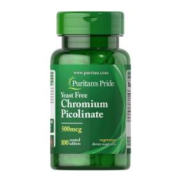 Вітаміни та мінерали Puritans Pride Chromium Picolinate 500 mcg Yeast Free (100 tablets) (09092-01)