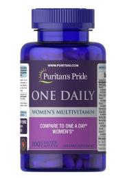 Вітаміни та мінерали Puritans Pride One Daily Womens Multivitamin (100 caplets) (08853-01)
