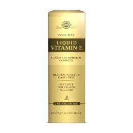 Вітаміни та мінерали Solgar Liquid Vitamin E 100 mg (150 IU) mixed tochopherol complex (59 ml)(19690-01)