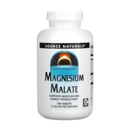 Вітаміни та мінерали Source Naturals Magnesium Malate (180 tab) (22713-01)