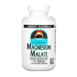 Вітаміни та мінерали Source Naturals Magnesium Malate (200 caps) (22715-01)