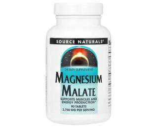 Вітаміни та мінерали Source Naturals Magnesium Malate (90 tab) (23476-01)