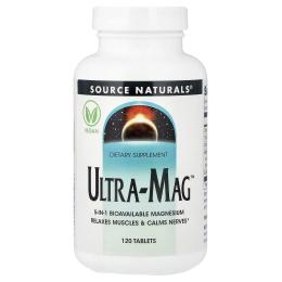 Вітаміни та мінерали Source Naturals Ultra-Mag (120 tab) (20910-01)