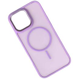 Чохол-накладка Infinity MagSafe Slim Corrugated Cover для iPhone 13 Pro Max Purple