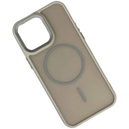 Чохол-накладка Infinity MagSafe Slim Corrugated Cover для iPhone 13 Pro Max Cream