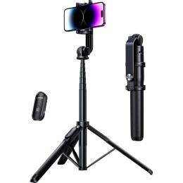 Штатив Ugreen LP586 Selfie Stick Tripod with Bluetooth Remote Black (UGR-15062)