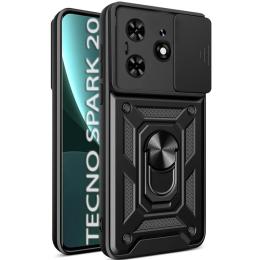 Чохол-накладка BeCover Military для Tecno Spark 20 (KJ5n) Black (712168)