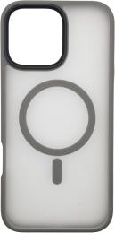 Чохол-накладка BeCover Metal Buttons Case (MagSafe) для Apple iPhone 16 Pro Max Gray (712101)