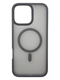 Чохол-накладка BeCover Metal Buttons Case (MagSafe) для Apple iPhone 16 Pro Black (712096)