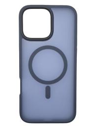 Чохол-накладка BeCover Metal Buttons Case (MagSafe) для Apple iPhone 16 Pro Blue (712097)