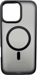 Чохол-накладка BeCover Metal Buttons Case (MagSafe) для Apple iPhone 16 Pro Max Black (712099)