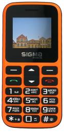 Кнопковий телефон Sigma mobile Comfort 50 HIT2020 Orange (Уцінений)