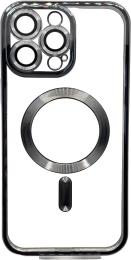Чохол-накладка BeCover TPU Chrome Case (MagSafe) для Apple iPhone 16 Pro Max Black (712085)