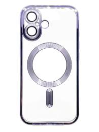 Чохол-накладка BeCover TPU Chrome Case (MagSafe) для Apple iPhone 16 Plus Purple (712079)