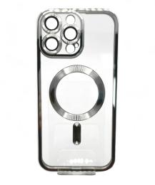 Чохол-накладка BeCover TPU Chrome Case (MagSafe) для Apple iPhone 16 Pro Max Silver (712088)
