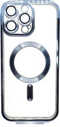 Чохол-накладка BeCover TPU Chrome Case (MagSafe) для Apple iPhone 16 Pro Sierra Blue (712082)