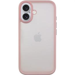 Чохол-накладка EpiK TPU + PC Metal Buttons для Apple iPhone 16 (6.1) Pink (00000073088_5)