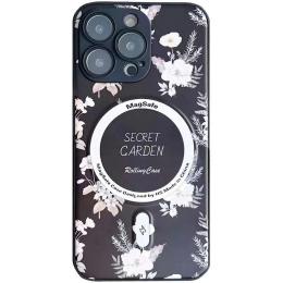 Чохол-накладка EpiK Secret Garden with MagSafe для Apple iPhone 16 (6.1) Black (00000074298_1)