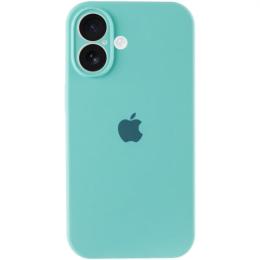 Чохол-накладка EpiK Silicone Case Full Camera Protective (AA) для Apple iPhone 16 (6.1) Marina Green (00000074280_11)