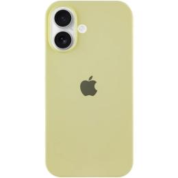 Чохол-накладка EpiK Silicone Case Full Protective (AA) для Apple iPhone 16 (6.1) Mellow Yellow (00000072975_26)
