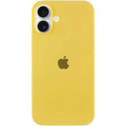 Чохол-накладка EpiK Silicone Case Full Protective (AA) для Apple iPhone 16 (6.1) Yellow (00000072975_29)