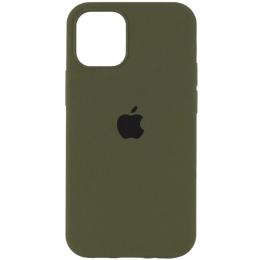 Чохол-накладка EpiK Silicone Case Full Protective (AA) для Apple iPhone 16 (6.1) Dark Olive (00000072975_37)