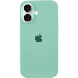 Чохол-накладка EpiK Silicone Case Full Protective (AA) для Apple iPhone 16 (6.1) Turquoise (00000072975_9)