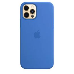 Чохол-накладка EpiK Silicone Case Full Protective (AA) для Apple iPhone 16 (6.1) Capri Blue (00000072975_90)